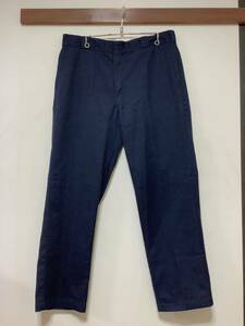 A-1217 Dickies ディッキーズ 874 オリジナルフィット チノパン カラーパンツ W38 ネイビー ワークパンツ