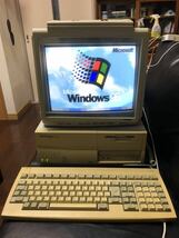 レトロパソコン　NEC9821 valuestar V20/S5C3 本体＋キーボード　Windows95起動確認済_画像1