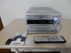オンキョー ONKYO CD/SD/USBレシーバー NFR-7X 整備メンテナンス済み リモコン付です。