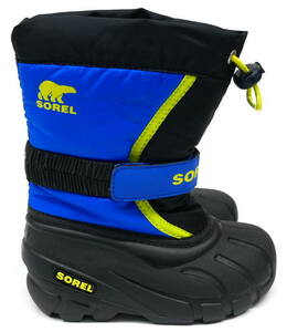 soreru for children winter boots children z full - Lee NC1965 014:BLACK,SUPER BLUE 10(15.0cm)