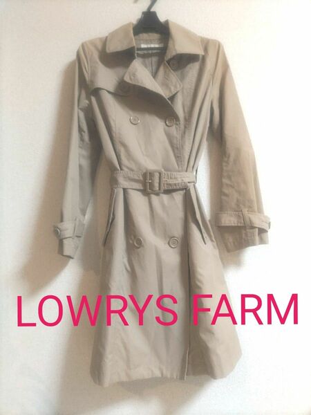 値下げ、スプリングコート、LOWRYS FARM、 トレンチコート