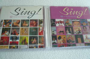 【国内盤 2枚組2セット・廃盤】Sing! RCA女性ヴォーカル・セレクション 1 & 2