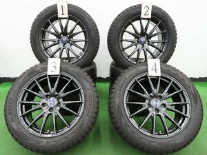 4本 weds VELVA 18インチ 8J +45 スタッドレス ヨコハマ アイスガード G075 2022年 235/55R18 ハリアー 60 エクストレイル T32 CX-5 CX-8