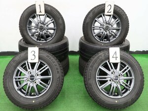 4本 社外 13インチ 4.00B スタッドレス ブリヂストン ブリザック VRX2 2021年 145/80R13 N-BOX タント スペーシア ワゴンR ムーヴ アルト