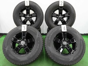 4本 ジープ ラングラー JL JK 社外 AGA 17インチ 7.5J +48 PCD127 スタッドレス ダンロップ ウインターマックス SJ8+ 2021 265/70R17 Jeep