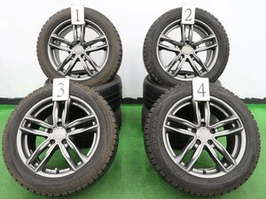 4本 ユーロテック 17インチ 7J +38 112 スタッドレス ダンロップ ウインターマックス WM01 215/55R17 アウディ Q2 VW T-Roc ティーロック