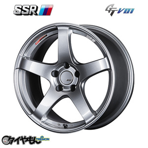 SSR GTV01 17インチ 5H114.3 7J +42 4本セット ホイール グラファイトガンメタ