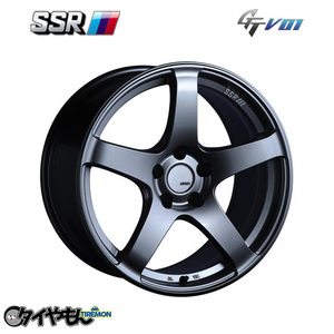 SSR GTV01 18インチ 5H114.3 9.5J +22 4本セット ホイール フラットブラック