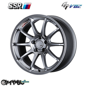 SSR GTV02 17インチ 4H100 7J +42 4本セット ホイール グラファイトガンメタ