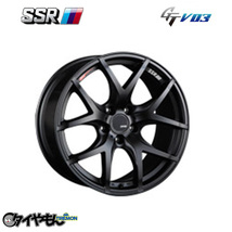 SSR GTV03 18インチ 5H100 8.5J +44 4本セット ホイール フラットブラック_画像1