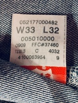 ★2009年/Mexico製！リーバイス501.Levi's.ユーズドデニム.色落ち◎.アメリカ古着.W33.ルード系バイカーヴィンテージラギッドスタイル/24_画像10