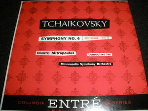 ミトロプーロス チャイコフスキー 交響曲 4番 ミネアポリス交響楽団 リマスター オリジナル 紙ジャケ 美品