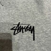 極美品 ステューシー パーカー グレー フーディー スウェット HOODIE stussy Mサイズ 限定品 灰色_画像8