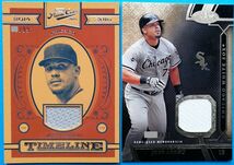 2枚セット Jose Abreu CWS 2015 Topps Tier One Relics #TSR-JA Jersey /199 + 2016 Panini Prime Cuts #T-JA /99 JERSEY 二枚セット _画像1