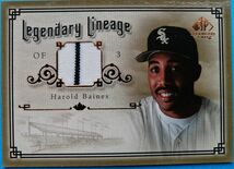 3枚セット Harold Baines CWS 2016 Topps Archives Signature Series All-Star /54 Auto + 05 UpperDeck SP Legendary Cuts jersey 他 HOF_画像4