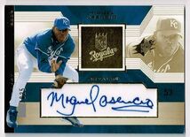 Kansas City Royals RC含む Auto 4枚セット Miguel Asencio /825 Mark Teahen Mitch Maier Brett Eibner /100 Rookie 直筆 四枚セット_画像2