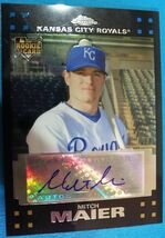 Kansas City Royals RC含む Auto 4枚セット Miguel Asencio /825 Mark Teahen Mitch Maier Brett Eibner /100 Rookie 直筆 四枚セット_画像6