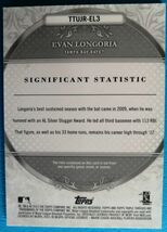 8枚セット Evan Longoria TB/SFG 2014 Panini 25枚限定 + 2013 Topps Triple Threads Jumbo Relics /36 +Jersey /299 + BAT 他八枚セット_画像4