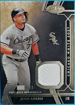 2枚セット Jose Abreu CWS 2015 Topps Tier One Relics #TSR-JA Jersey /199 + 2016 Panini Prime Cuts #T-JA /99 JERSEY 二枚セット _画像4