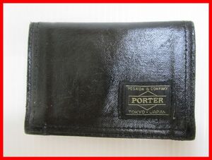 2402☆E-1062☆ PORTER ポーター カードケース パスケース 名刺入れ 中古