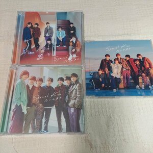 なにわ男子　Special Kiss　初回限定盤1　2　CD＋DVD 　通常盤　３枚セット