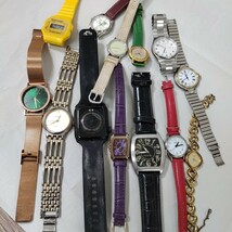 1円～！　レディースメンズ　腕時計　 おまとめ大量セット！　SEIKO~懐中時計他 ブランドいろいろ！たくさん！総重量4キロ！_画像3