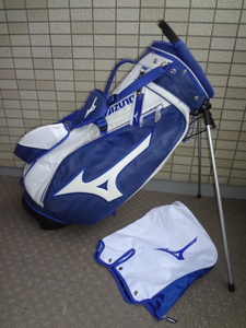 ミズノ / MIZUNO ワールドモデル 軽量スタンド式キャディバッグ（5LJC172300) USED