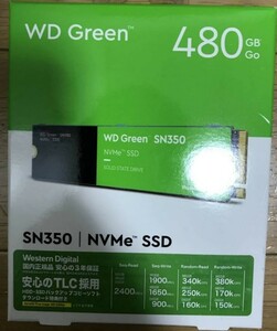 WD Green SN350 480GB NVMe 未使用　未開封　送料無料　western digital