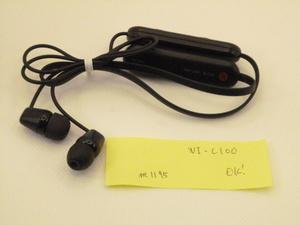 m1195 SONY ソニー ワイヤレスイヤホン WI-C100 Bluetooth Ver.5.0対応 ブラック 動作確認済み