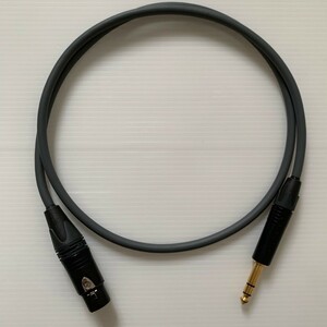 *MOGAMI( Moga mi) 2534 XLR female -TRS phone 1m DAW,DTM, recording, microphone cable, pre-amplifier, out board, Canon 