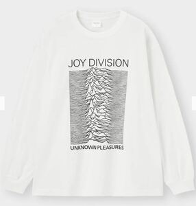 新品 Mサイズ GU JOY DIVISION WHITE 白　ロンT 長袖