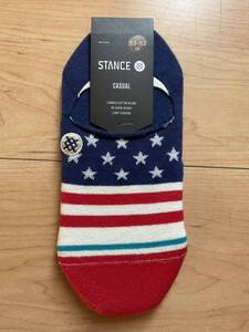 新品 25.5-29cm STANCE スタンス　星条旗　USA アメリカ　国旗 靴下　ソックス LOW