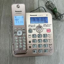 118 Panasonic コードレス電話機 VE-GZ51-N ピンクゴールド デジタルコードレス電話機 親機 子機 電話機 パナソニック _画像2