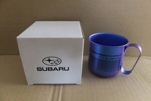  unused Subaru original titanium mug STI 555 titanium mug HORIE titanium Hori e Hori e original option online shop 