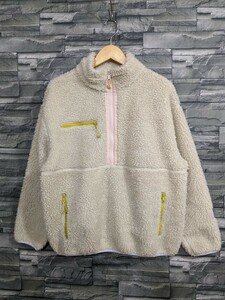 ★ БЕСПЛАТНАЯ ДОСТАВКА ★ Levi's Levi's Fleece Jacket Jacket Jacket Jacket Late -Zip Tops Ladies M Size