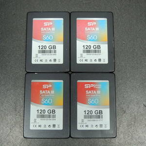 【4台まとめ売り/検品済み】SP S60 SSD 120GB (使用時間：1162h・1460h・7616h・26176h) 管理:e-36