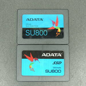 【2台まとめ売り/検品済み】ADATA SU800 SSD 120GB ASU800SS-120GT-IT-B (使用時間：37h・4525h) 管理:f-06