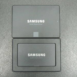 【2台まとめ売り/検品済み】SAMSUNG SSD 850 EVO 120GB MZ7LN120 (使用時間：6744h・7607h) 管理:g-15