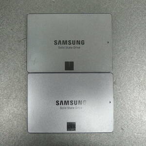 【2台まとめ売り/検品済み】SAMSUNG SSD 840 EVO 120GB MZ7TE120HMGR (使用時間：238h・677h) 管理:g-30