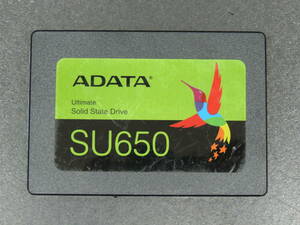 【検品済み/使用89時間】ADATA SU650 SSD 120GB ASU650SS-120GT 外観難あり品 管理:f-11