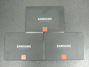 【3台まとめ売り/検品済み】SAMSUNG SSD 840 120GB MZ7TD128HAFV-1BW00 (使用時間：16458h・31889h・75557h) 管理:g-26