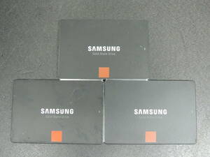 【3台まとめ売り/検品済み】SAMSUNG SSD 840 120GB MZ7TD128HAFV-0BW00 (使用時間：2593h・2726h・4538h) 管理:g-28