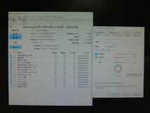 【3台まとめ売り/検品済み】SAMSUNG SSD 840 EVO 120GB MZ7TE120HMGR (使用時間：7861h・8218h・9143h) 管理:g-32_画像2