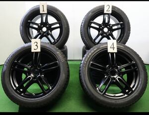 4本 ポルシェ パナメーラ 971 純正 19インチ 9J +60 10J +61 5H 130 スタッドレス ピレリ SOTTOZERO 255/45R19 285/40R19 再塗装品 PORSCHE