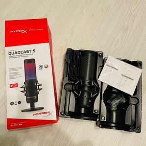 （期間限定値下げ）Kingston HyperX Quadcast S USB コンデンサーマイク HMIQ1S-XX-RG/G