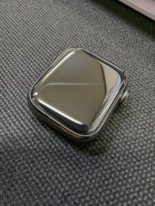 【美品】 Apple Watch Series7 41mm GPS+Cellular MKLV3J/A グラファイトステンレススチール/ミッドナイトレザーリンクs/m