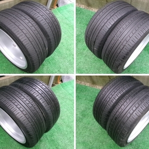 ※バリ山※良品※ TOPRUN 18インチアルミホイール タイヤ 4本セット 社外 18×7.5J+53 114.3 5H 225/45R18 95W アテンザの画像10