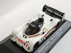 IXO 1/43 PEUGEOT 905 プジョー ルマン 1993