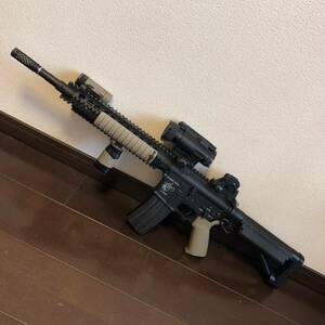 東京マルイ 電動ガン CRW ハイサイクル　M4A1 KAC SR16カスタム　G&Pメタルフレーム（訳あり道半ば）