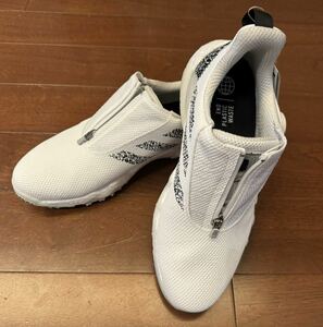  ADIDAS GOLF アディダスゴルフ 2023.1コードカオス 22 ボア スパイクレス品番GV9420ホワイト／コアブラック／シルバー27CM